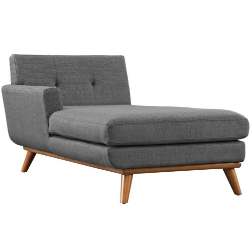 Engage Left Arm Chaise - Gray
