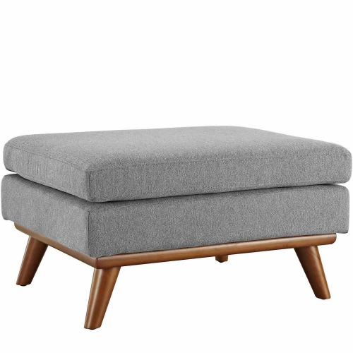 Engage Fabric Ottoman - Expectation Gray
