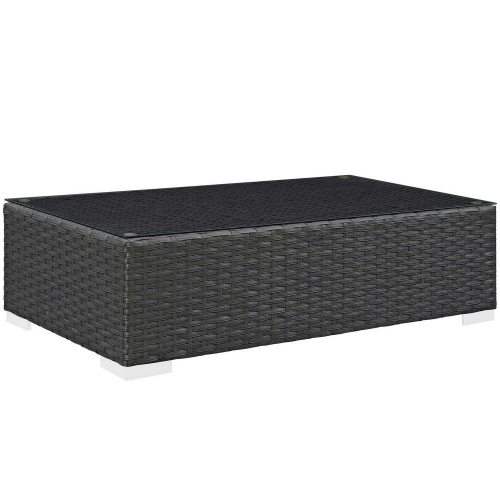 Sojourn Outdoor Patio Coffee Table - Chocolate