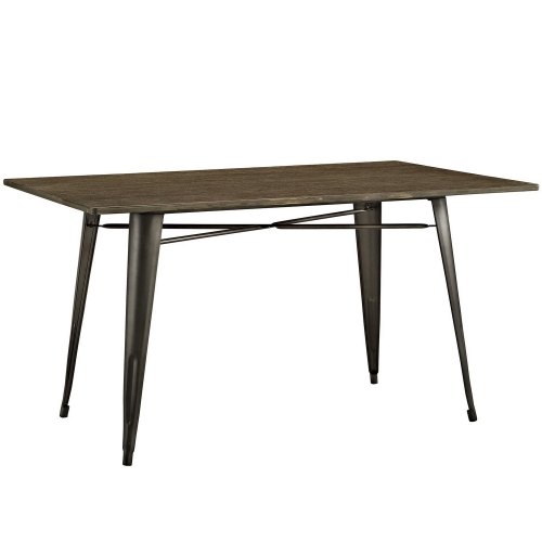 Alacrity 59-inch Rectangle Wood Dining Table - Brown