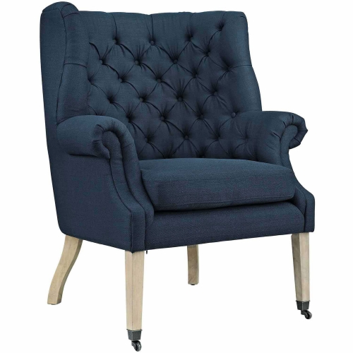 Chart Lounge Chair - Azure