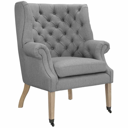 Chart Lounge Chair - Light Gray