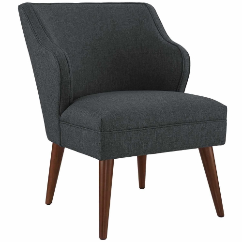 Swell Fabric Arm Chair - Gray