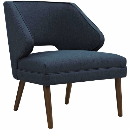 Dock Fabric Arm Chair - Azure