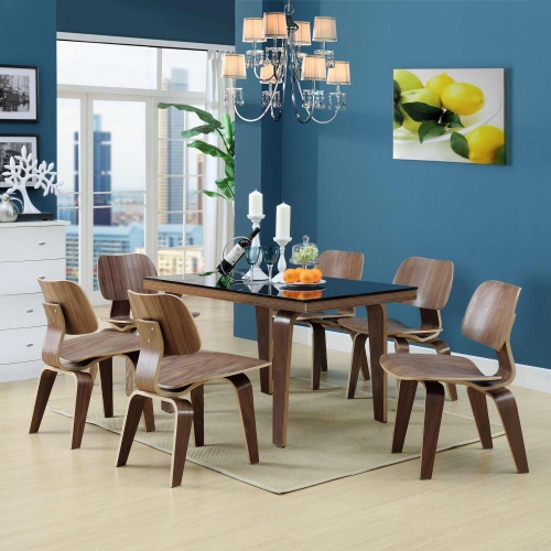 Fathom Dining Chairs Set of 6 - Walnut