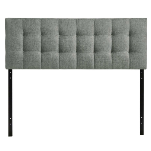 Lily Queen Fabric Headboard - Gray