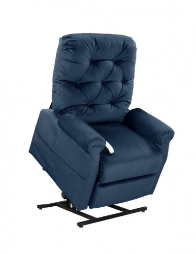 NM200 Classica 3-Position Power Lift Chaise Recliner - Navy