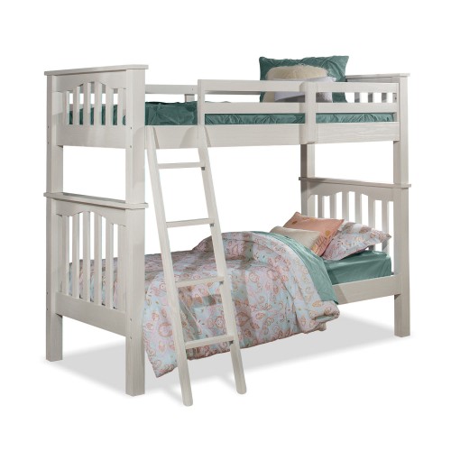 Highlands Haper Twin/Twin Bunk Bed - White Finish