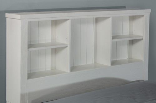 Highlands Bookcase Headboard - White