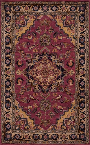 India House IH02 Rust Area Rug