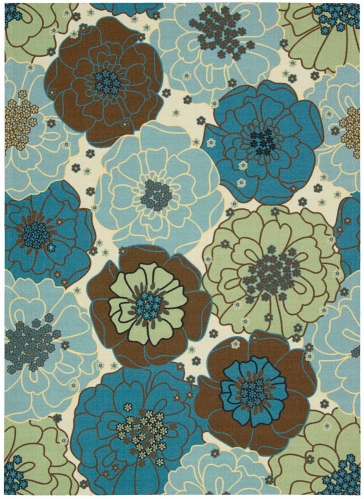 Home and Garden RS021 Light Blue Area Rug