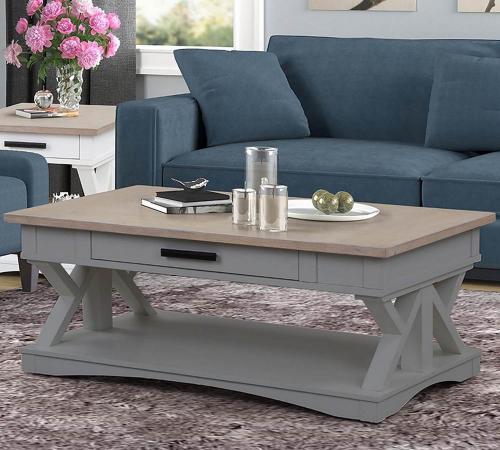 Americana Modern Cocktail Table - Dove