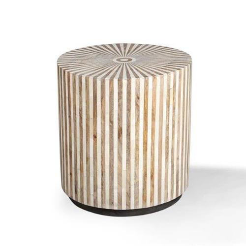 Crossings Downtown Round End Table - Amber