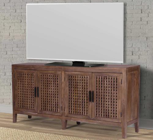 Crossings Portland 78 Inch TV Console - Timber