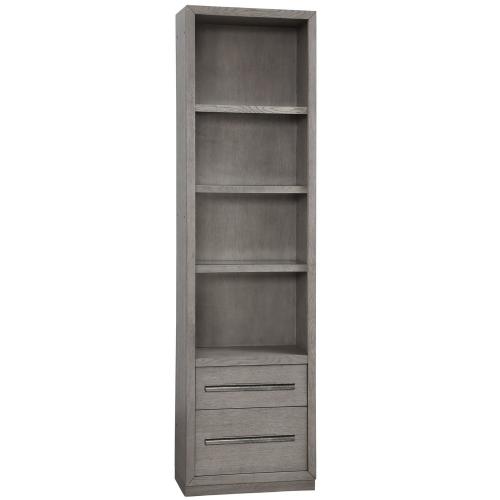 Pure Modern 24 Inch Open Top Bookcase - Moonstone