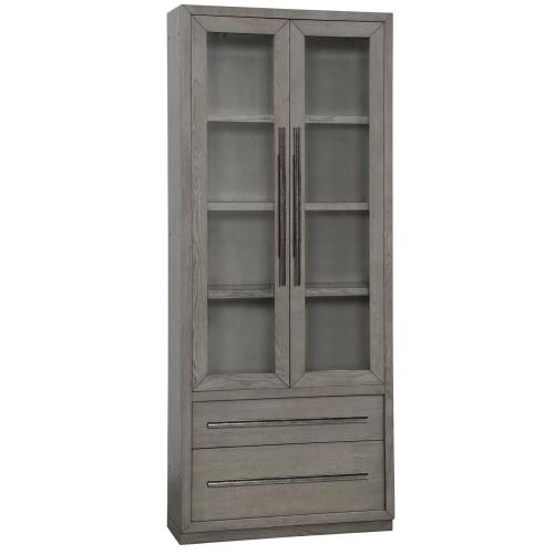 Parker House Pure Modern 36 Inch Glass Door Cabinet - Moonstone