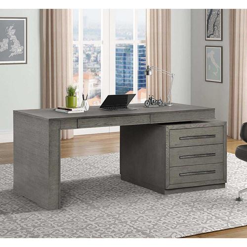 Pure Modern Executive Desk - Moonstone