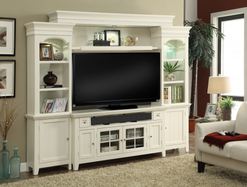 Parker House Tidewater 62in Console Entertainment TV Wall Unit