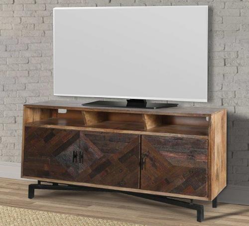 Crossings The Underground 69 Inch TV Console - Reclaimed Rustic Brown