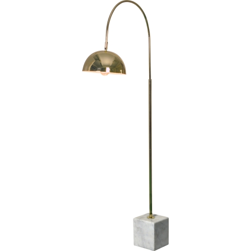 Valdosta Floor Lamp - Polished Brass
