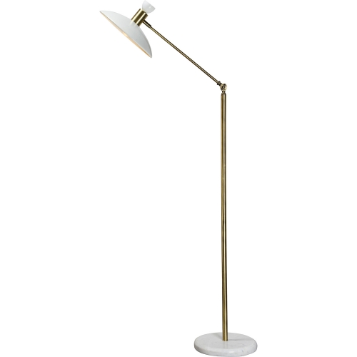 Troilus Floor Lamp - Polished Brass