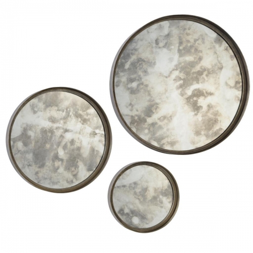 Shire Set of 3 Mirrors - Antique Silver