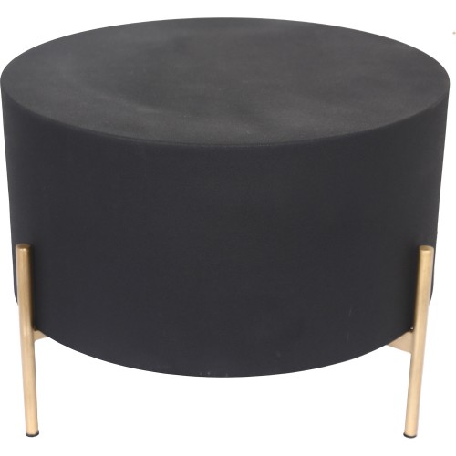 Dacey Accent Table - Matte Black/Gold