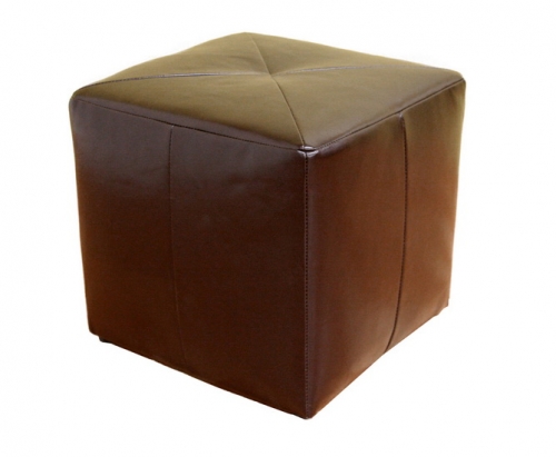 ST-20 Bonded Leather Square Ottoman