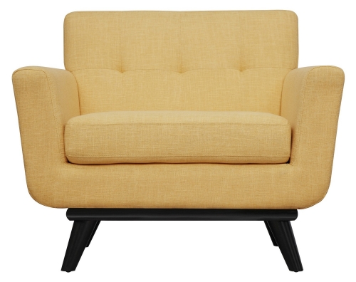TOV Furniture James Mustard Yellow Linen Chair