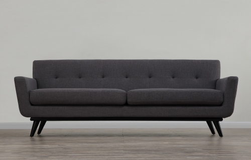 TOV Furniture James Grey Linen Sofa