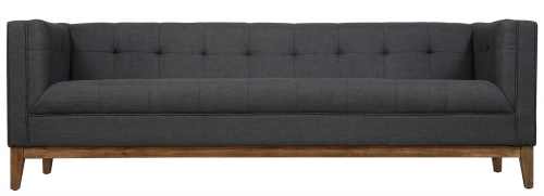 Gavin Grey Linen Sofa