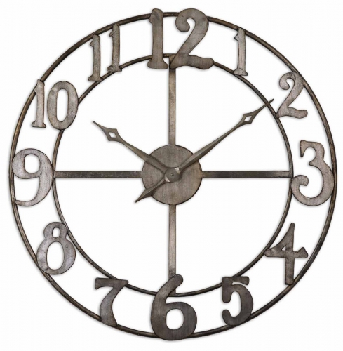 Delevan 32 Metal Wall Clock