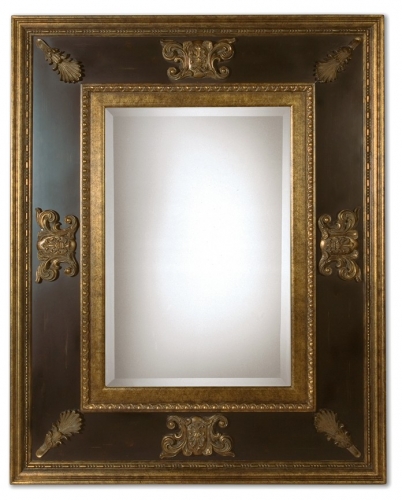 Cadence Antique Gold Mirror