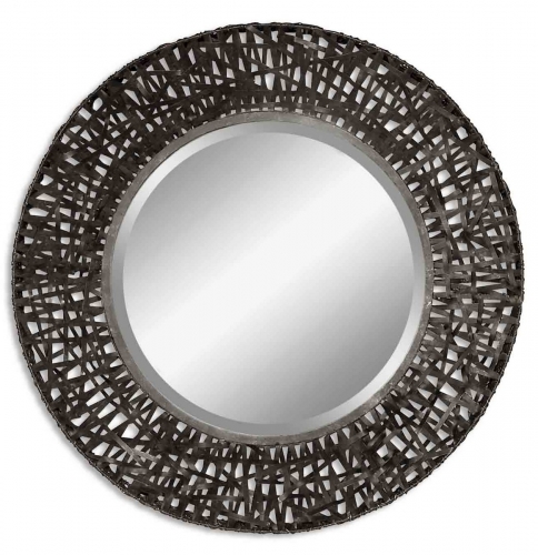 Alita Woven Metal Mirror