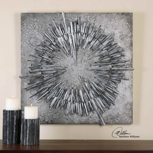 Nebulus Silver Wall Art