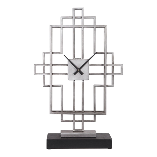 Vanini Tabletop Clock - Silver