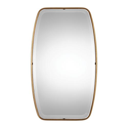 Canillo Mirror - Antiqued Gold