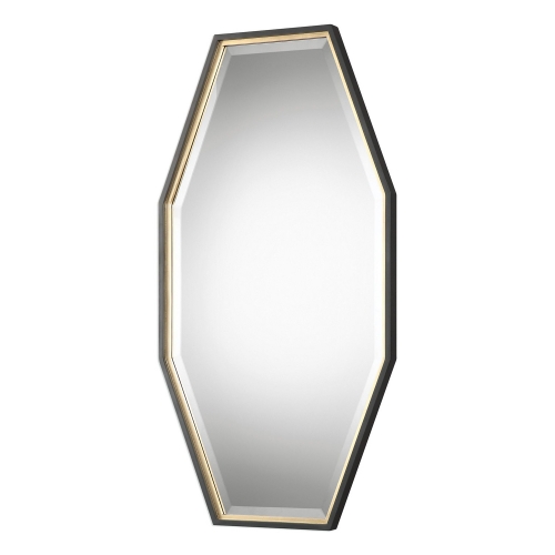 Savion Octagon Mirror - Gold