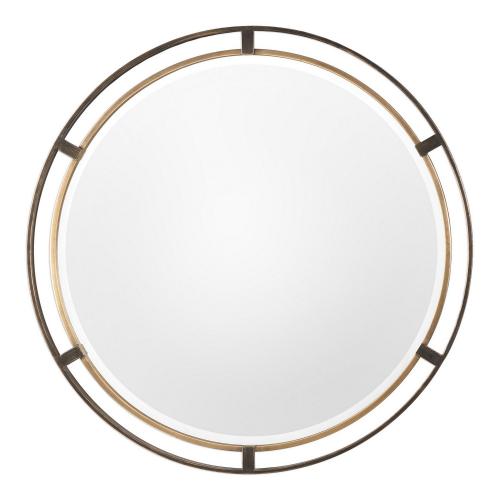 Carrizo Round Mirror - Bronze