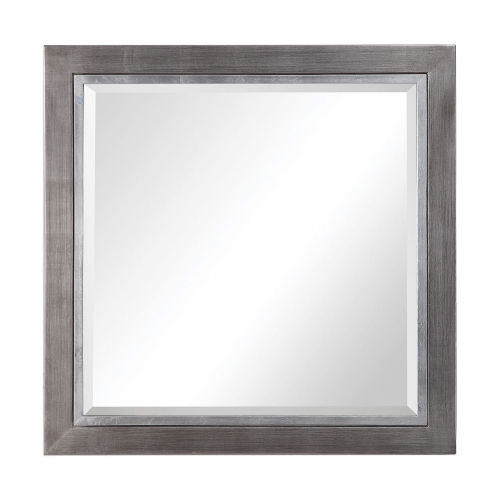Moore Square Mirror - Silver