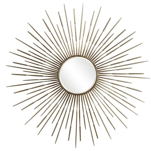 Golden Rays Starburst Mirror