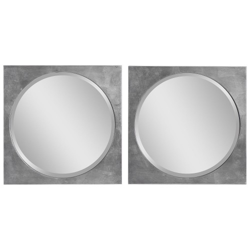 Aletris Modern Square Mirrors - Set of 2
