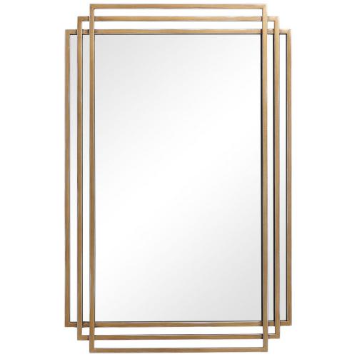 Amherst Mirror - Brushed Gold