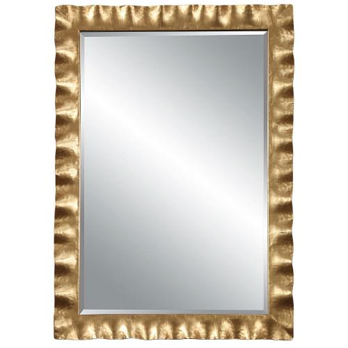 Haya Scalloped Mirror - Gold