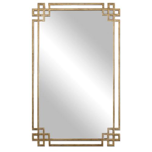 Devoll Mirror - Antique Gold