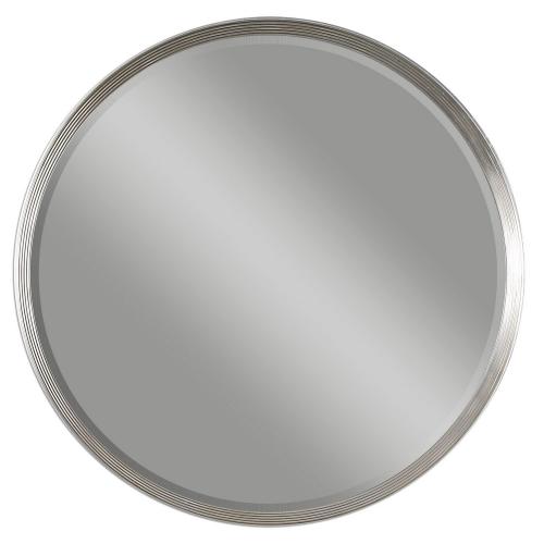 Serenza Round Mirror - Silver