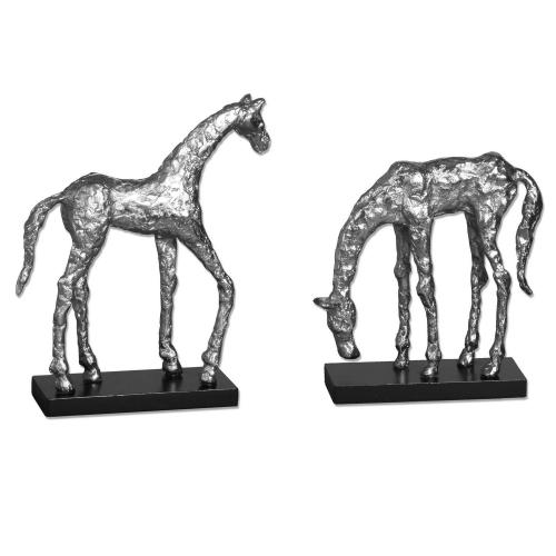 Let's Graze Horse Statues - Set of 2
