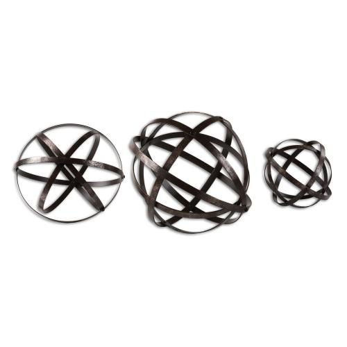 Stetson Spheres - Set of 3 - Bronze