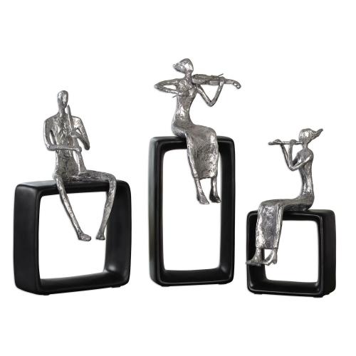 Musical Ensemble Statues - Set of 3