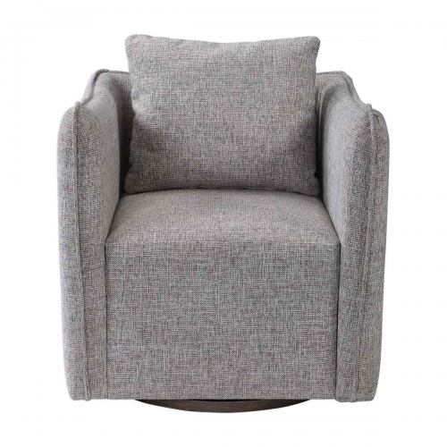 Corben Swivel Chair - Gray